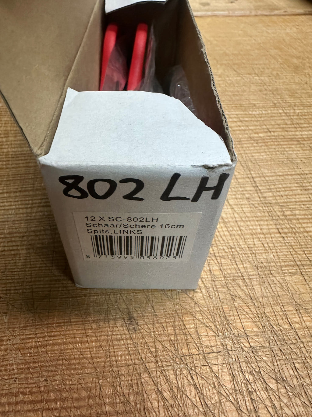 Nożyczki dla leworęcznych 16,5 cm